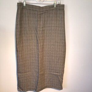 Vintage Ann Young Plaid Maxi Skirt Size 13/14